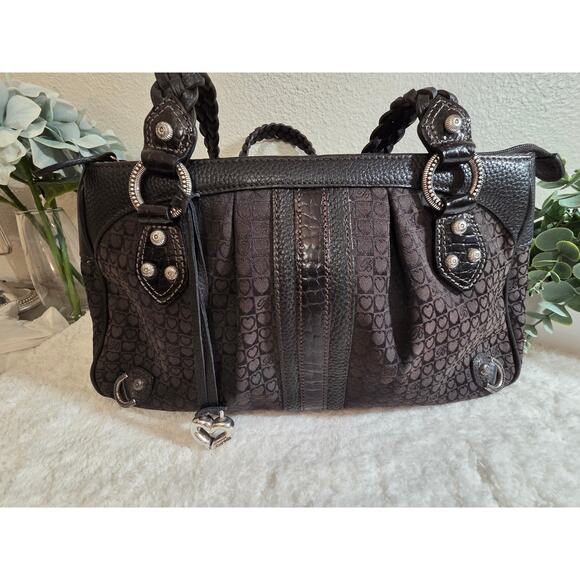 Brighton Moss Joanna Signature Mini Heart Bag- Retired - Picture 2 of 15